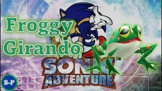 Froggy girando en Sonic Adventure