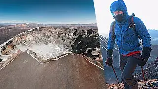 GIGANTESCO CRATER a 6300m - Volcán Parinacota 🇨🇱 🇧🇴