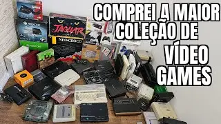A maior coleção de Video games que ja comprei
