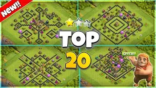 Top 20!! Town Hall 8 (Th8) Trophy/Farming/Hybird Base Layout + Copy Link 2024 - Clash Of Clans