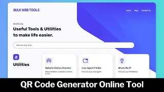Free Online QR Code Generator: Create QR Codes to Encode Plain Text | Online Tool | bulkwebtools.io