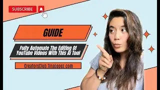 Fully Automate The Editing Of YouTube Videos With This AI Tool