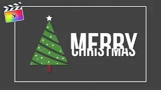 Christmas Title  for fcpx / free download