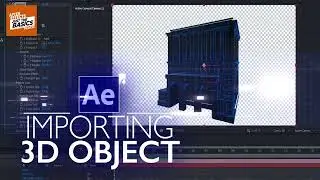 After Effects: Importing 3D objects | Tutorial, fast & easy! 