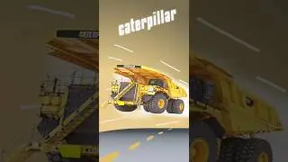 ලෝකෙ ලොකුම caterpillar 😱  ( world biggest dump truck )