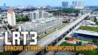 LRT3 Stesen Bandar Utama - Kayu Ara - BU11 - Damansara Idaman | Progres Terkini LRT3 Shah Alam Line