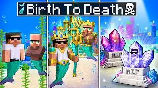 Birth to Death of Mermaid in Minecraft..