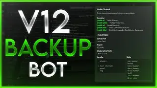 V12 BACKUP BOT | PATLAYAN SUNUCUNUZU GERİ GETİRİN!