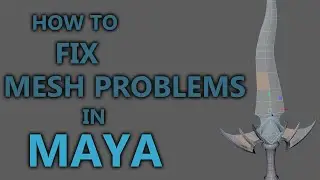 How to Cleanup Mesh on a Model in Maya