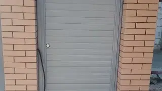 калитка из ролетных ламель