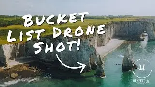 Cinematic 4K Drone Footage-My Bucket List Shot! Étretat, France