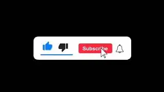 black screen subscribe button with sound | Like, Subscribe & bell icon