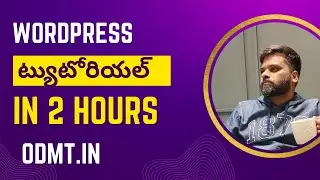 WordPress Tutorial Full Course for Beginners in Telugu 2024 - Dashboard Themes Customization Plugins