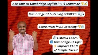 Cambridge English - B1 Listening - B1 - Batch 12 - Class 4 Full Video