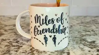 Soleil Home™ Running Porcelain Mug - Miles of Friendship