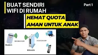 Buat Sendiri WIFI di Rumah Hemat Quota Aman Untuk Anak