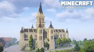 Minecraft: How to build a Cathedral | Tutorial