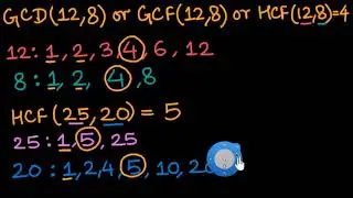 Greatest common factor explained (Hindi)