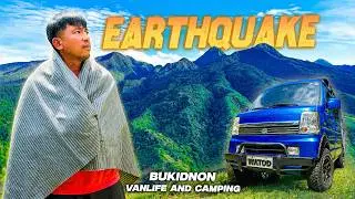 BUKIDNON CAMPING HIT BY AN EARTHQUAKE | VanLife in Mindanao