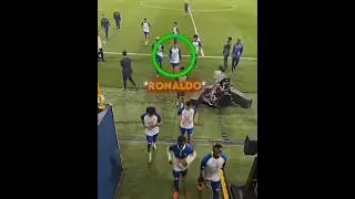 She wanted to get Ronaldo's attention… 😳