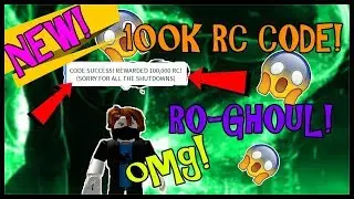 [NEW CODE] 100,000 RC CELLS! REDEEM ASAP! RO-GHOUL | Roblox