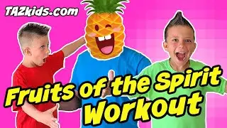 Bible Stories Workout For Kids | Fruits of the Spirit Exercise and Song!