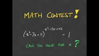 Math Contest / Can you find all 6 Solutions?