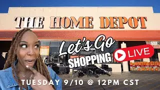 Let’s Go Shopping @ #HomeDepot 👀😅 #shoppinghaul #halloweendecor