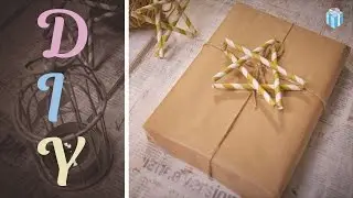 DIY Звезда из коктейльных трубочек
