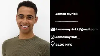 James Myrick - Dance Reel 2020