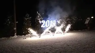 Пиротехническое оформление. Эко-отель Велес
