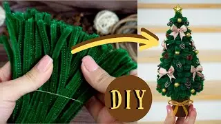 A Christmas tree that sells well in 2023  Or how to quickly make a Christmas tree out of chenille