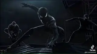 All Spider-Man in a black suit