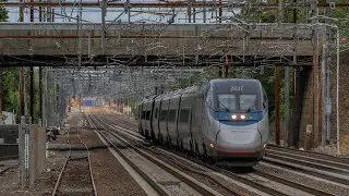 Northeast Corridor line: Sunday high speed rail action at Princeton Junction