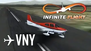 I tried landing in Infinite Flight...