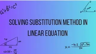 Solving Substitution Method In Linear Equation #shorts #trending #easy #trending #shorts #trending