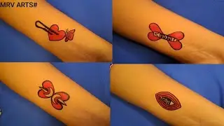 Top 4 tattoo designs in 2023/simple tattoo idea/temporary tattoo