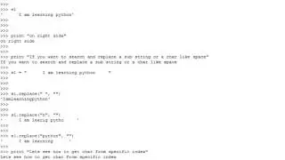 Important useful string operations - part2