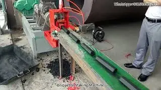Effortless Briquette Making with Our Cutting-Edge Machine! 🌿♻️
