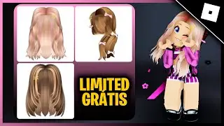 FÁCIL! COMO PEGAR 3 CABELOS GRÁTIS LIMITEDS NO ROBLOX | WALMART DISCOVERED