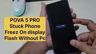 Tecno Pova 5 Pro Stuck Phone On Logo Freez Not Full on