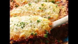 Healthy Chicken Parmesan Quinoa Bake