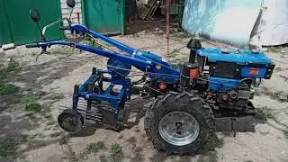 Картофелекопалка грохотная МБ ДТЗ 1080 - 1012. Обзор - сборка - тест - результаты - отзывы