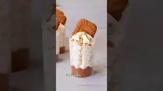 Lotus Biscoff no bake mini dessert cups 😍 Full recipe in videos 💗 