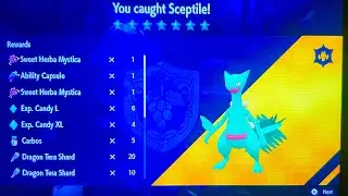 7 STAR SCEPTILE TERA RAID in Pokémon Scarlet & Violet #nintendo #pokemon #jayrocgaming