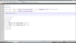 Basic JQuery Program