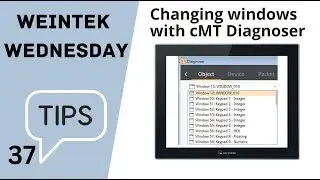 37: How to change windows and monitor values using cMT Diagnoser - EasyBuilder Pro