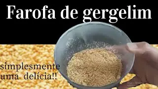Farofa de gergelim