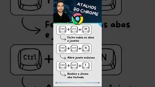 Atalhos do Chrome 🎯 #informatica #concurso #questões #prova #dicas #foco #estudos