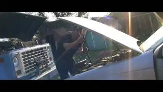 Engine hydrolocked with water